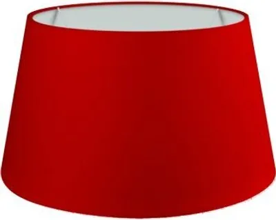 Produktbild von Wogati® Premium Lampenschirm E14/E27 Baumwolle  | Rot / Größe: XXL