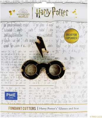 Image de Lunettes Harry Potter et poinçon de cicatrice, 2,6 x 6 cm