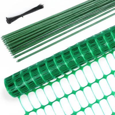 Immagine prodotto di InAndOutdoorMatch - Recinzione per giardino - 1 metro x 30 metri - Plastica, Immagine generata dall'IA