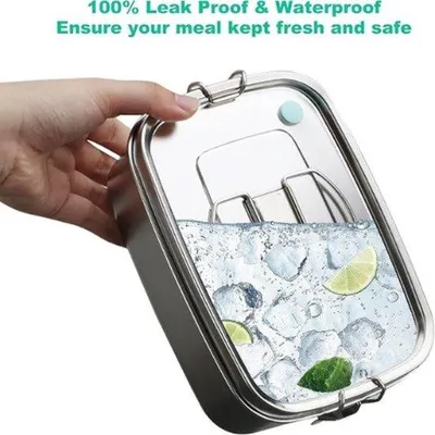 Immagine prodotto di Contenitore per il pranzo in metallo - Bagagli - Scuola - Contenitore per il pranzo per bambini