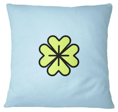 Dekorative Kissenhülle 45x45 cm, Lichtblau, Polyester