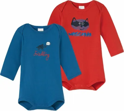 Produktbild von Schiesser 144758 - Jungen 2erPack Bodys, Größe 62