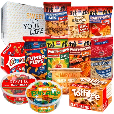 Produktbild von World of Sweets Party-Box XXL