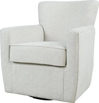 Produktbild von FURNLUX Sessel Leith Weiss 83cm / Hauptfarbe: Weiß / Abmessungen: 83 x 90 x 77 cm