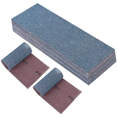 Productafbeelding van Netzschuurpapier, stroken van 80x230mm, met klittenband, 25 stuks, korrelgrootte 60, keramisch