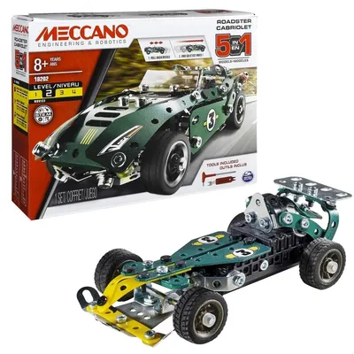 Produktbild von Meccano Metallbaukasten 5-Modell-Baukasten: Cabrio