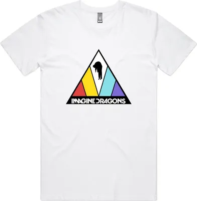 Produktbild von Imagine Dragons - T-Shirt Logo für Kinder RO6369 (116) (Weiß)