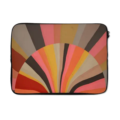 Produktbild von MuchoWow® Laptop Hülle 13 Zoll Abstrakt -Kunst -Formen Laptoptasche - Laptophülle - Sleeve - Rundumschutz