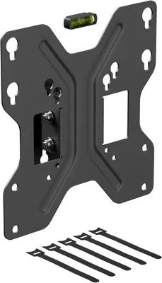 Produktbild von TV-Wandhalterung für Fernseher von 23 bis 50 Zoll – Flaches Design, neigbar und schwenkbar – TV-Wandhalterung mit Wasserwaage – Schlanke, neigbare TV-Halterung