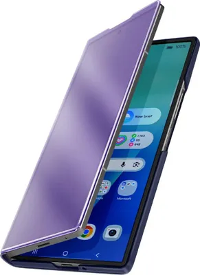 Obrázek produktu pro Avizar, Clear View pouzdro Galaxy Z Fold7 s funkcí videostojanu, fialové