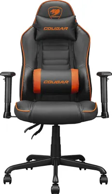 Zdjęcie produktu dla COUGAR Gaming 3MFSLORB.0001, Fotel dla gracza, 120 kg, Obite siedzisko, Obite oparcie, Uniwersalne, Czarny