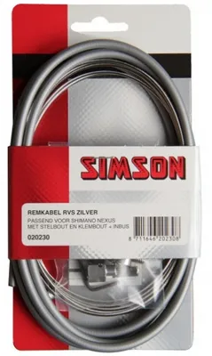 Produktbild von Simson Bremszugsatz Shimano Nexus Rollerbrake grau