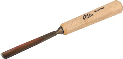 Produktbild von STUBAI Stemmeisen Stechbeitel Serie 52 - Form 5 | Gerades Hohleisen - 10 mm, mit Holzgriff, zum Vorstechen, für Anschlagarbeiten, Schrupparbeiten, Rosetten, zur Bearbeitung von Holz