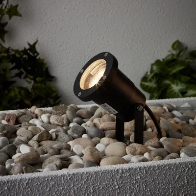 Produktbild von LED Gartenspieß mit warmweißem Licht, Spritzwassergeschützt 16 cm Hoch