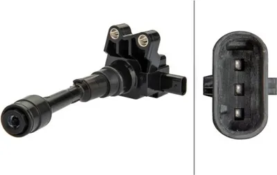 Produktbild von HELLA 5DA 358 168-621 Zündspule 12V für FORD Fiesta Mk6 Schrägheck (JA8, JR8) FOCUS III Turnier Mondeo V Kombi (CF) FOCUS III
