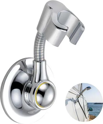 Image de Support magnétique pour pomme de douche, pivotant à 360°, robuste