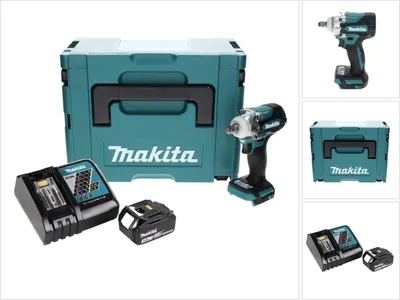 Produktbild von Makita DTW 300 RF1J Akku Schlagschrauber 18 V 330 Nm 1/2" Brushless + 1x Akku 3,0 Ah + Ladegerät + Makpac