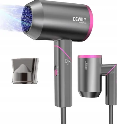 Productafbeelding van Opvouwbare ionische haardroger DEWILY D089, 1800W