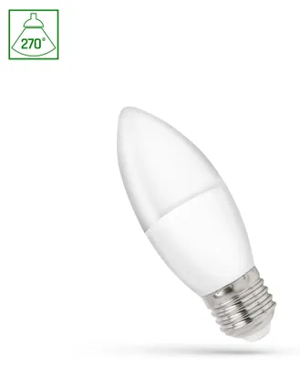 Produktbild von Spectrum E27 LED Kerzenlampe 1W 90lm 4000K Neutralweiß 230V