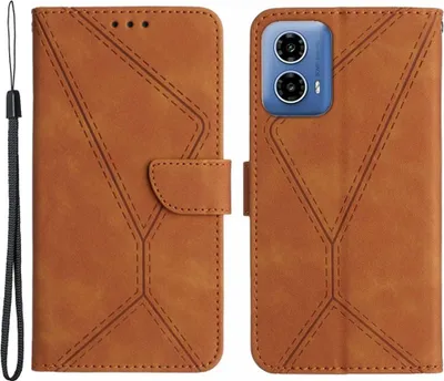 Produktbild von Motorola Moto G85 Hülle - Coverup Klapphülle - Braun