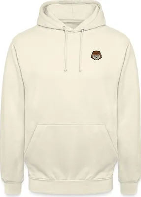 Produktbild von Spreadshirt PLAYMOBIL Figur Porträt Stick Uni Hoodie, M, Vanille-Milchshake