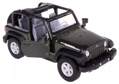 Produktbild von Welly Jeep Wrangler Rubicon Metallmodell 1:34-39 Grün
