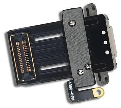 Produktbild von Ersatz USB-C Ladebuchse mit Flexkabel für iPad Pro 11.0 (2024, 2025), Silber