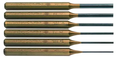 Produktbild von Splintentreibersatz 6-teilig, 150 mm lang, Ø 2 / 2,5 / 3 / 4 / 5 / 6 mm
