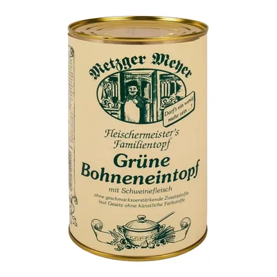 Produktbild von Metzger Meyer Grüne Bohnen Eintopf 12x1200ml - Lausitzer Suppe / Eintopf