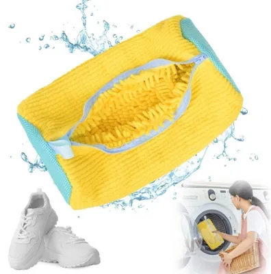 Produktbild von Wäschesack für Schuhe – 39 x 19 cm – Mit Reißverschluss und Aufhängering – Anti-Verformung – Wiederverwendbar