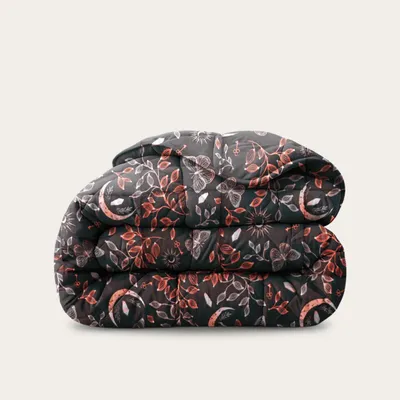 Produktbild von HappyBed - 240x220 cm - Waschbare Bettdecke ohne Bezug - Bedruckte Bettdecke ohne Bezug - Bettwäsche - Dämmerungsrubin