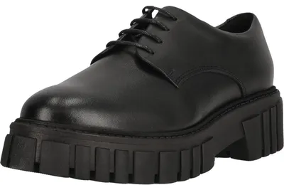 Produktbild von CLARKS Schnürschuhe Page Walk mit angesagter Statement-Sohle 1216 Black Leather 41.5