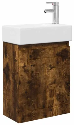 Produktbild von Badezimmer Waschtischunterschrank mit Wasserhahn