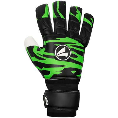 Produktbild von JAKO Unisex TW-Handschuh Animal Supersoft NC, Farbe:schwarz/neongrün, Größe:7.5