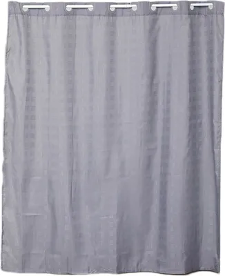 Produktbild von Tendance Duschvorhang grau Polyester 200x180x1 cm