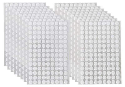 Obrázok produktu pre Samolepiace háčiky a očká - 1008 kusov - biele