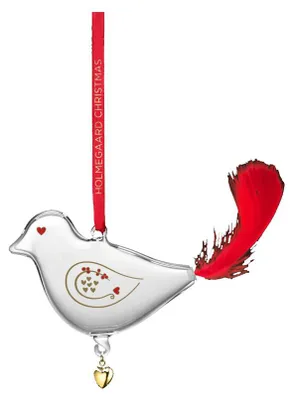 Image de Holmegaard - Oiseau de Noël 2025, hauteur : 7 cm