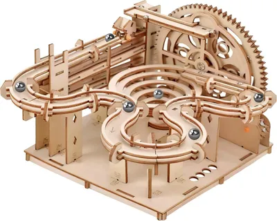 Produktbild von 3D Marmor Holz Puzzle Bausatz für Erwachsene