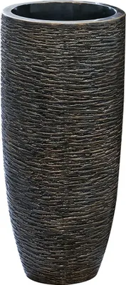 Productafbeelding van Gilde Übertopf XXL, Giant, glasvezel, magnesium, bronskleurig, verpakking: 1 stuk, diameter: 36 cm, hoogte: 90 cm, artikelnummer: 79452