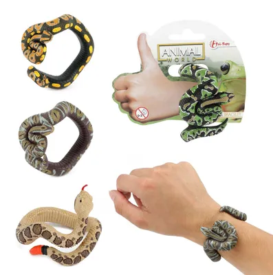 Produktbild von 4 Lebensechte Schlange als Armband