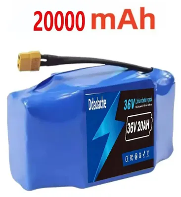 Image de Batterie pour scooter électrique - Batterie lithium-ion 36V - 20Ah (20000mAh) - Cellules 18650 - Rechargeable - Pack 10S2P