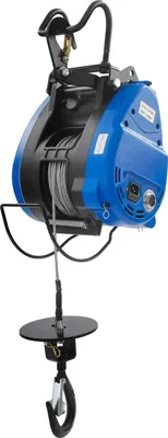Productafbeelding van Elektrische lieren, draagvermogen 250 kg, met afstandsbediening, blauw