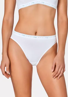 Produktbild von sloggi Damen Tai-Slip Blue 247 100 2-Pack white - Größe 48