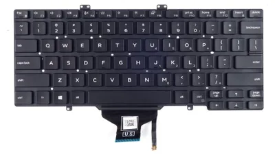 Image de Dell Latitude 3400 5400 5410 7400 7410 LED RN86F 0RN86F Trackpoint-Tastatur