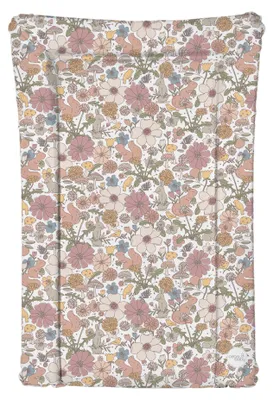 Produktbild von Wickelauflage 46x73 cm, wasserdicht, erhöhte Ränder, Blumenmuster, für Baby