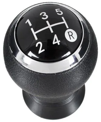 Productafbeelding van Versnellingspookknop, 5-versnellingen, zwart, voor Toyota Auris E15 (2006-2012) en Corolla E15 (2006-2014)