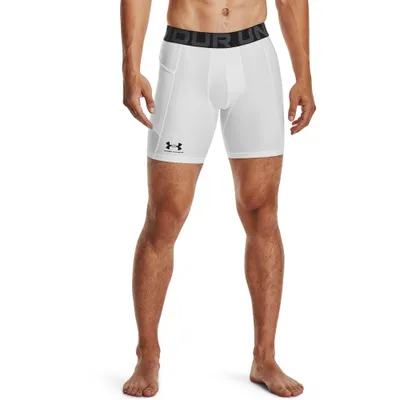Produktbild von UNDER ARMOUR HeatGear Armour Kompressionsshorts Herren 100 - white/black XS
