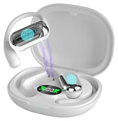 Image de Casque Bluetooth AndThere, sans fil, pour le sport, à écoute ouverte, avec réduction de bruit