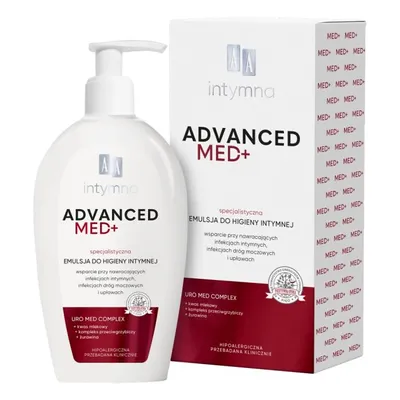 Zdjęcie produktu dla Oceanic AA Intymna Advanced Med+ Specjalistyczna Emulsja do higieny intymnej Advanced pH 3,5, 300 ml