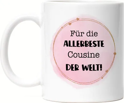 Produktbild von Für die allerbeste Cousine der Welt Tasse Geschenkidee Geburtstag Weihnachten